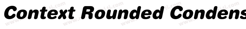 Context Rounded Condensed SSi Normal字体转换